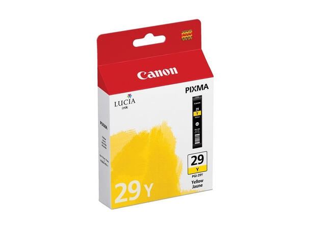 Canon Blekk PGI-29Y Yellow Gult blekk til Pixma Pro 1